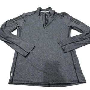 Adidas Women's Grey and Black Top